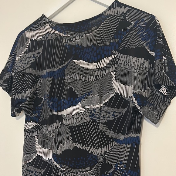 BCBGMAXAZRIA Avery Faux Wrap Dress, Small - Picture 7 of 9